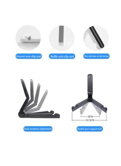 Toby Adjustable Multi-Use Phone and Tablet Stand In three different colors Black, pink, white– Mobile Holder for Bed and Desk, Compatible with iPhone, Samsung, and iPad  - Image 2
