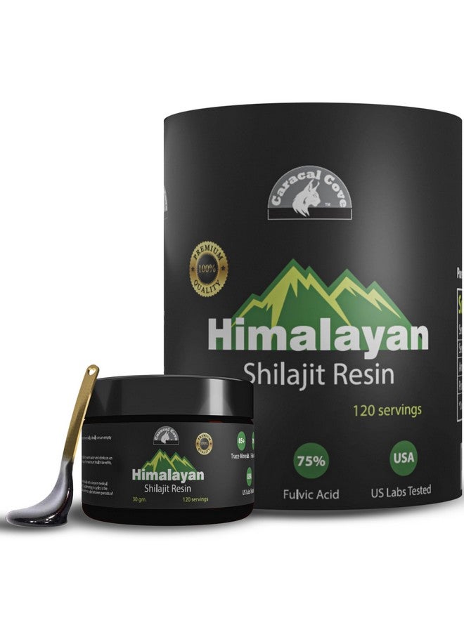 شيلجيت هيمالايا العضوي النقي من الدرجة الذهبية للرجال والنساء، شيلجيت هيمالايا 75%+ حمض فلفي و85+ معادن نادرة - راتنج شيلجيت نقي للطاقة والمناعة (1، 30 جرام شيلجيت نقي) - Image 1