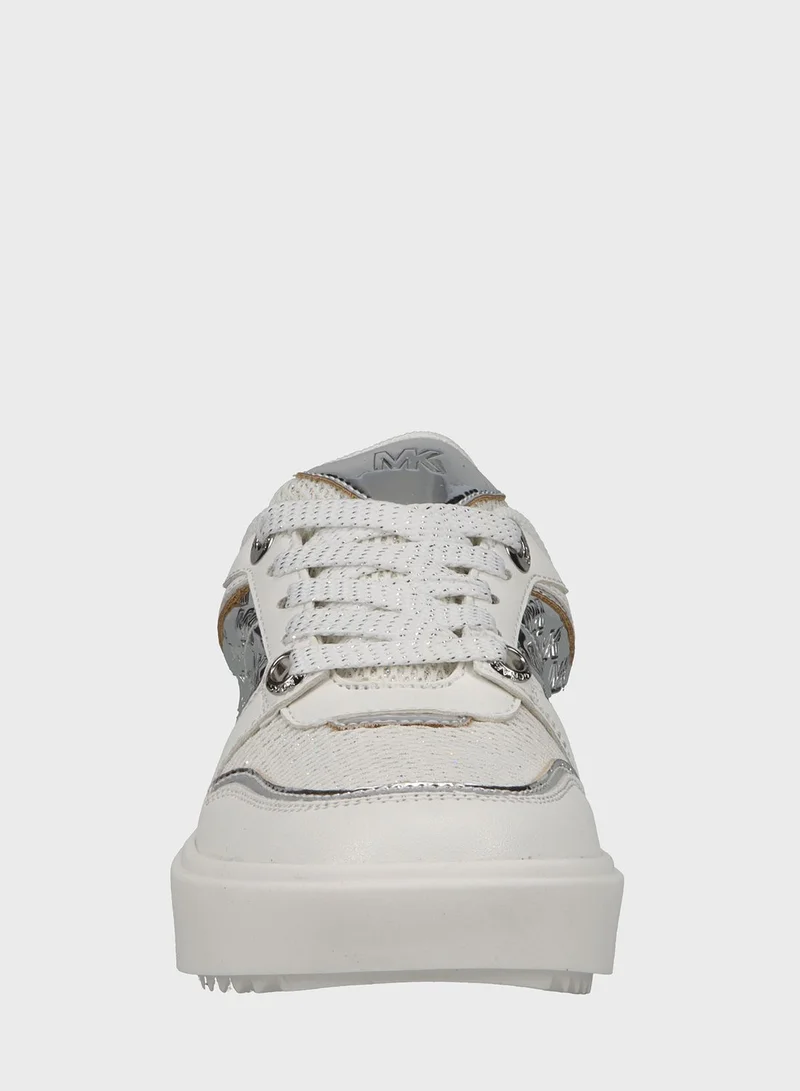 Michael Kors Youth Emmet Rumi Low Top Lace Up Sneakers