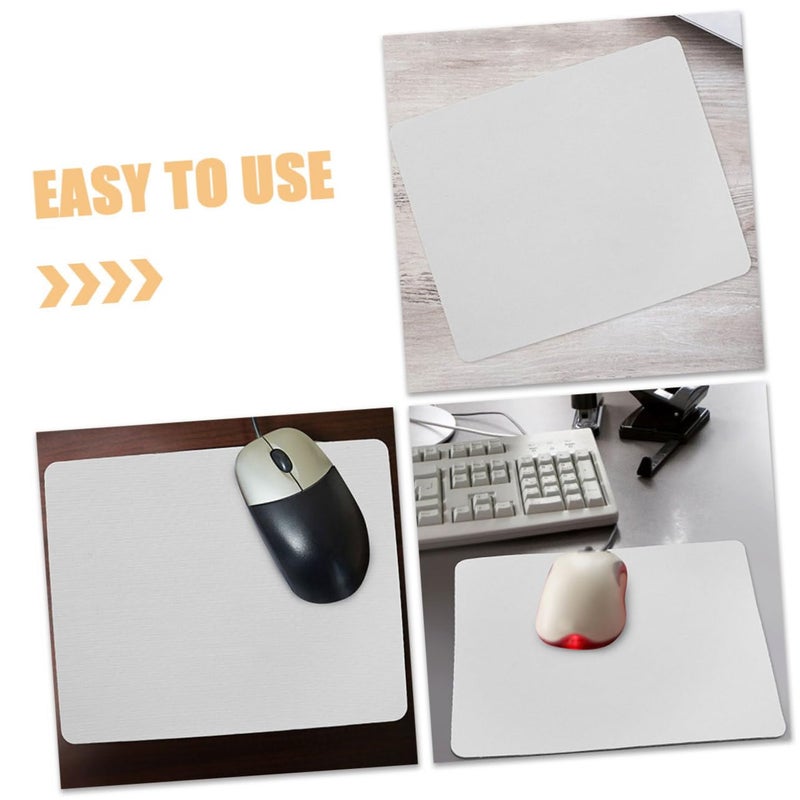 Customizable Sublimation Mouse Pad 20 Pack Non Slip Rubber Blank Heat Transfer Gaming Mousepad For Office Computer Desk DIY Craft - Image 4