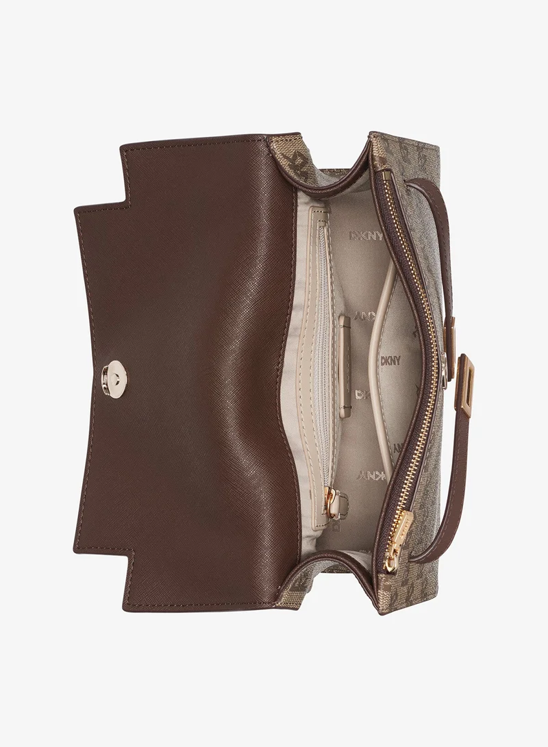 DKNY  Marcia Logo Top Handle Satchel for Women | Best Price UAE