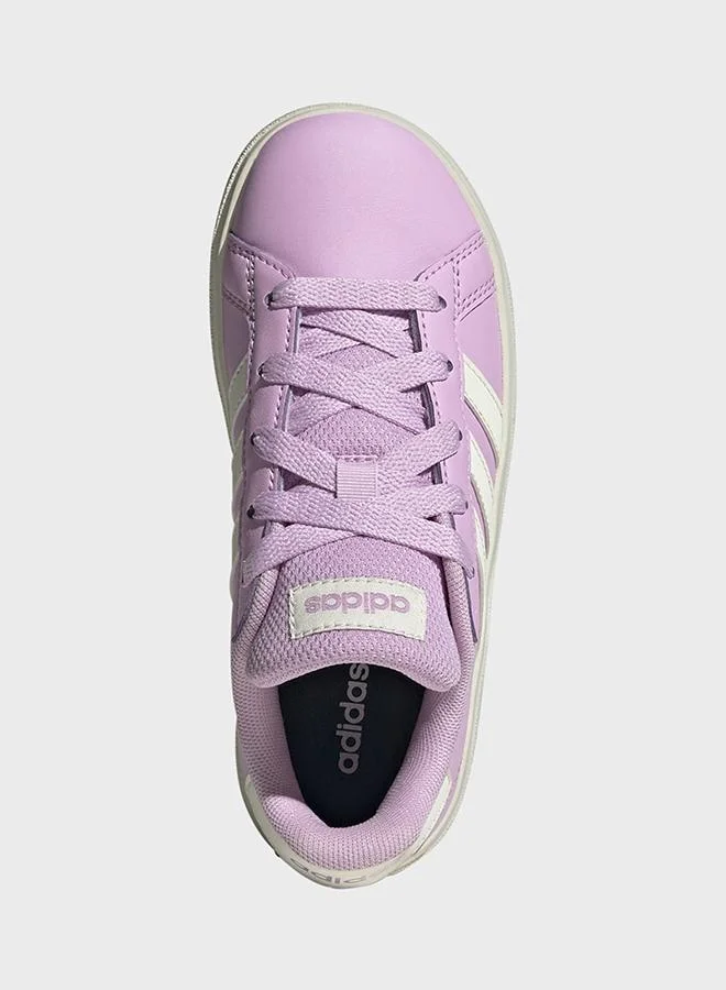 Adidas Grand Court Lifestyle Tennis Lace-Up Shoes