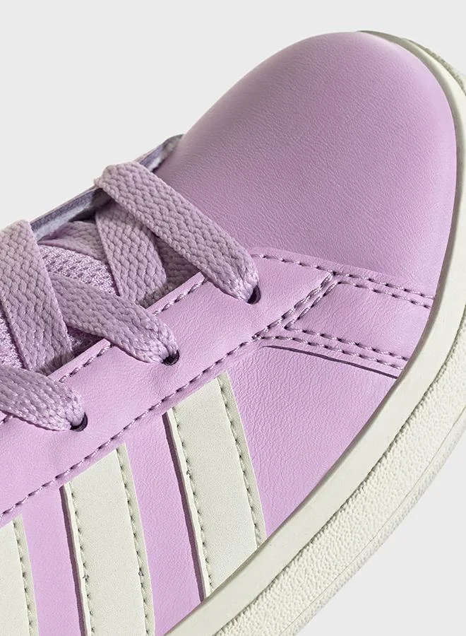 Adidas Grand Court Lifestyle Tennis Lace-Up Shoes