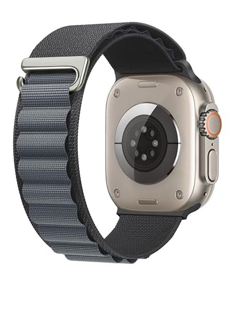 Trail/Alpine Loop Nylon Band Compatible with Apple Watch Ultra 2/Ultra Band 49mm 45mm 44mm 42mm, Adjustable with Metal C-Hook Strap for iWatch Ultra Series 9/8/7/6/5/4/3/2/1/SE2/SE  - Image 1