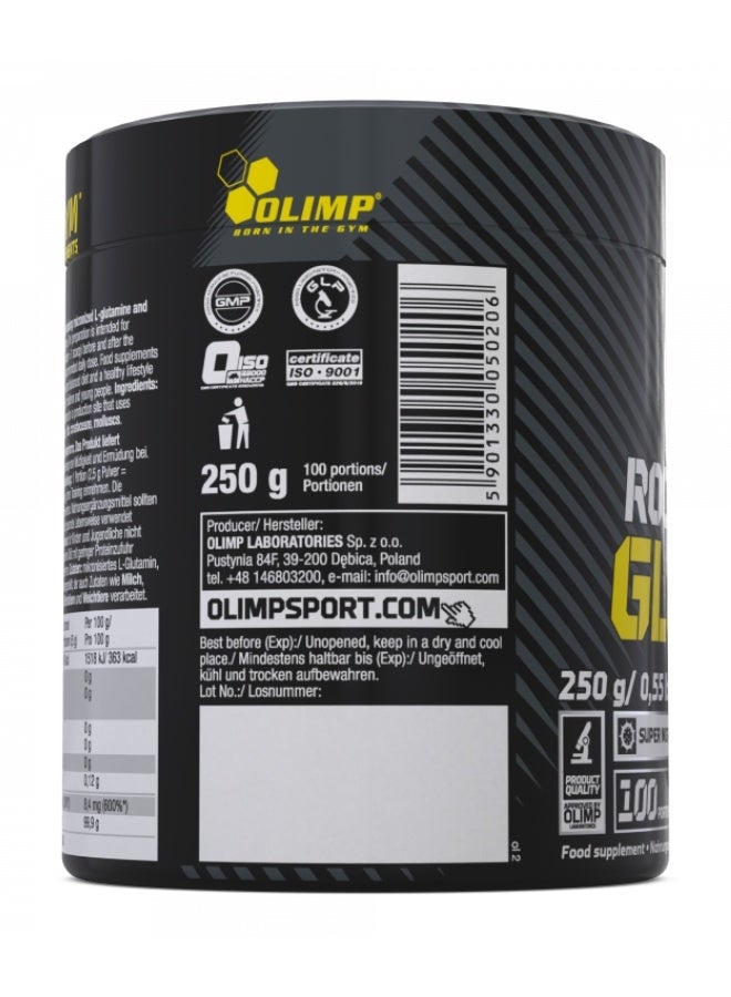 أولمب أوليمب سبورت نيوترشن إل-جلوتامين مسحوق 250 جم - Image 2
