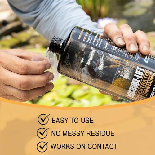 Microbe Lift MICROBE-LIFT MLCBSE2L Concentrated Barley Straw Extract Conditioner for Ponds and Outdoor Water Garden, Safe for Live Koi Fish, Plants, and Decorations, 64 Ounces - Image 4