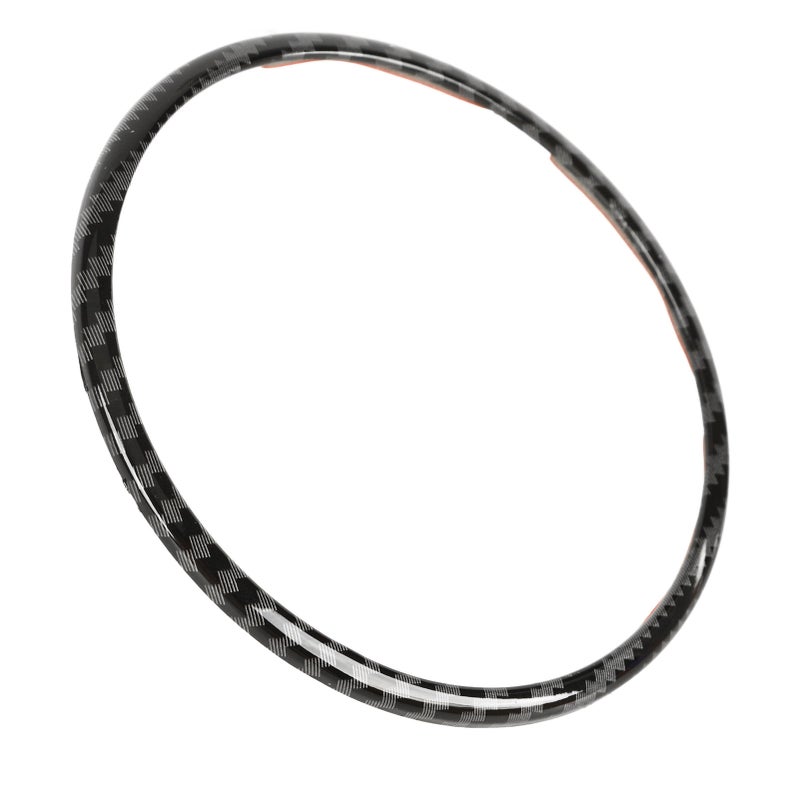 Steering Wheel Emblem Ring Carbon Fiber Look Simple Cool Replacement for Mazda CX‑3 CX‑5 CX‑9 - Image 5
