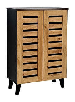 SBF Wooden Shoe Cabinet with 2 Doors, 4-Tier Storage Shoe Organizer, Malaysian Design, Shoe Rack for Hallway and Living Room, Oak Wenge - pzsku/ZEC5BE722B6EECA15BD09Z/45/_/1719967248/4b12c560-3d86-4daf-aca5-eba3b436d90a