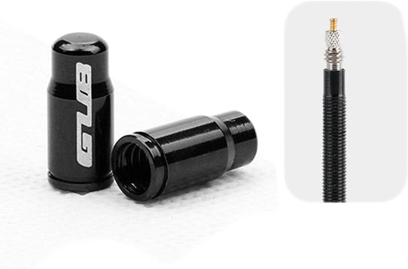 كلاراكو زوج من أغطية صمامات إطارات الدراجات الهوائية المصنوعة من سبائك الألومنيوم، مناسبة لصمامات بريستا الفرنسية/فوهات الإطارات، خفيفة الوزن للغاية، أغطية واقية من الغبار لإطارات الدراجات الجبلية والطرق. - Image 4