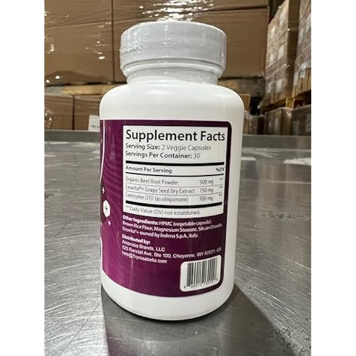 Rosabella Organic Beet Root Advanced Capsules - 500mg Beet Root Powder Aids Healthy Circulation & Vitality, Non-GMO, Beet Root Advanced Supplement - 60 Capsules, 30-Day Supply (60 Count (Pack of 1)) - Image 4