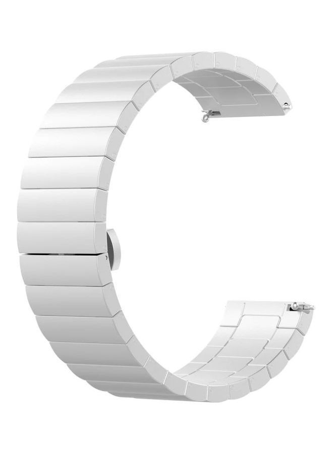 NIBEMINENT Replacement Band For Fitbit Versa Light/Versa 2 Silver - Image 1