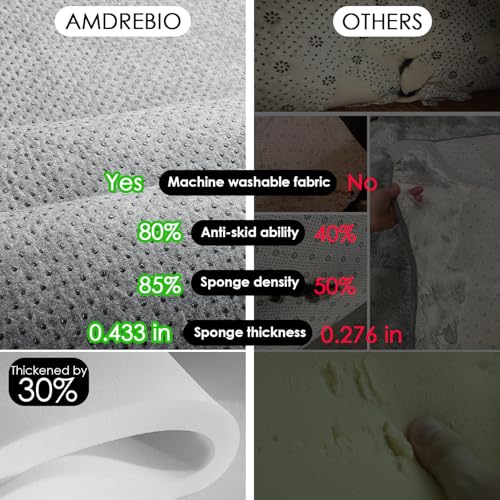 Amdrebio White Fluffy Round Rug 4Ft for Bedroom Aesthetic, Washable Fuzzy Fur Circle Area Rugs for Living Room, Plush Soft Shaggy Carpet for Nursery Dorm, Cute Kids Room Decor for Baby Teen Girls - Image 4