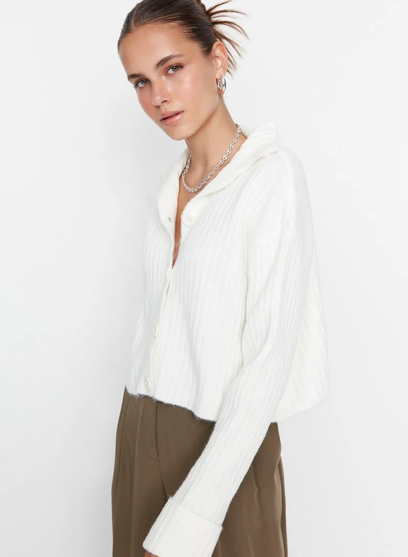 trendyol Knitted Button Down Cardigan