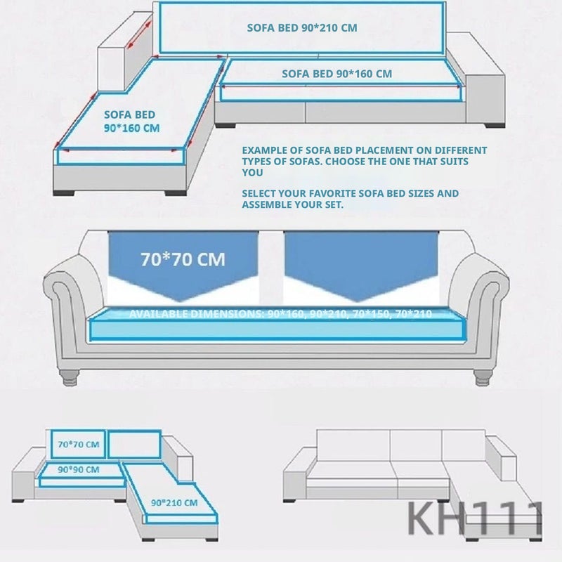 Sofa Cover Furniture Protector, 150cm x 70cm - Image 5