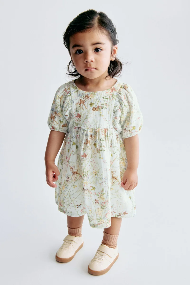 H&M Cotton muslin dress