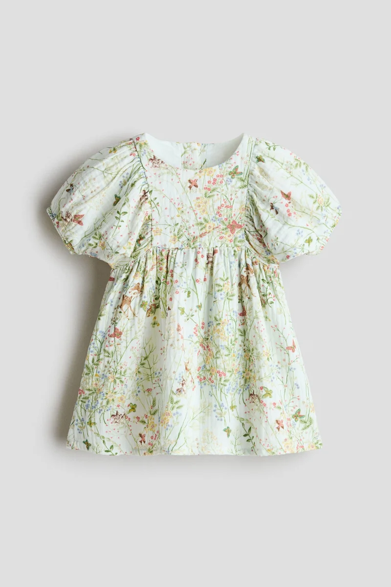 H&M Cotton muslin dress