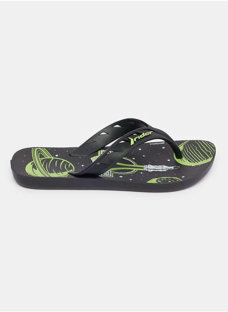 RIDER - RIDERREET JOY INF SLIPPEER/BLACK/GREEN - Image 1
