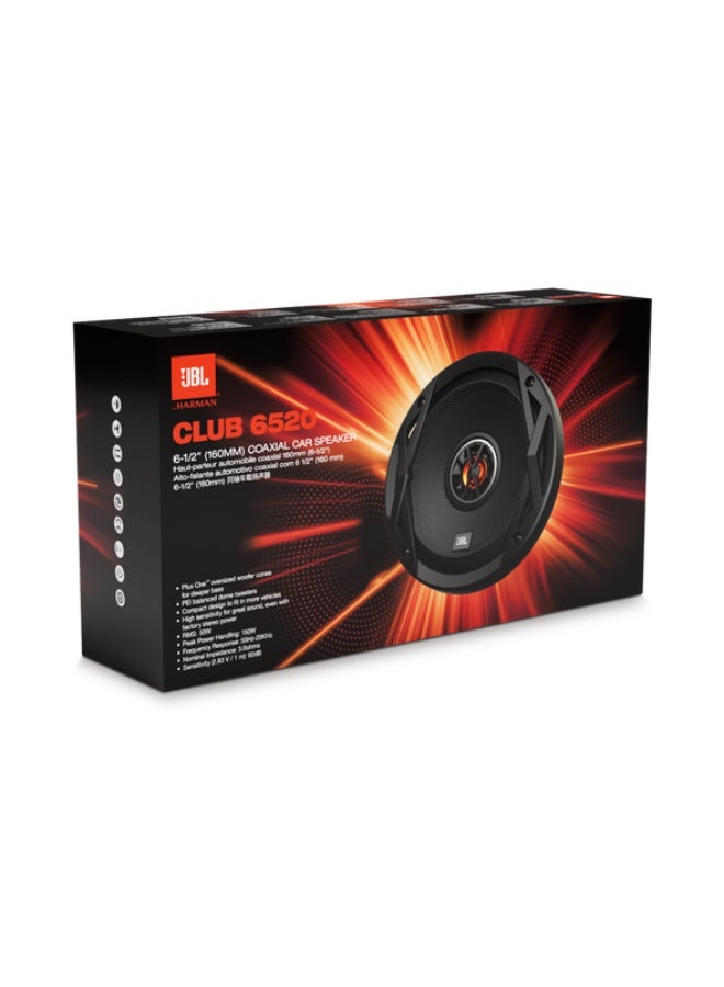 JBL Club 6520 6.5-Inch 2-Way Car Speakers 2-Year Warranty JBL Club 6520 6.5-Inch 2-Way Car Speakers 2-Year Warranty 150W 2-Way Coaxial Speaker System, 6.5-Inch - Image 1