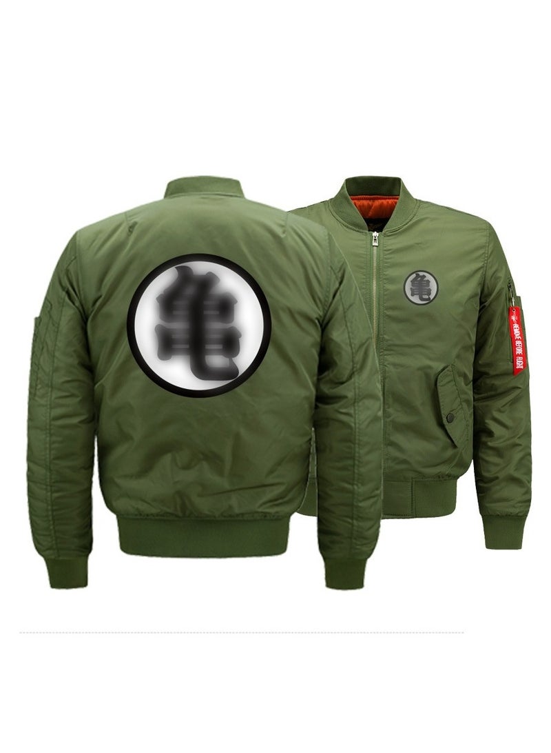 KUYING New Dragon Ball Casual Loose Baseball Jacket  - Image 1