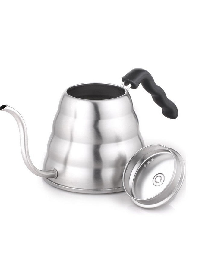 Hario V60 "Buono" Gooseneck Drip Kettle, 1200ml, Silver - Image 2