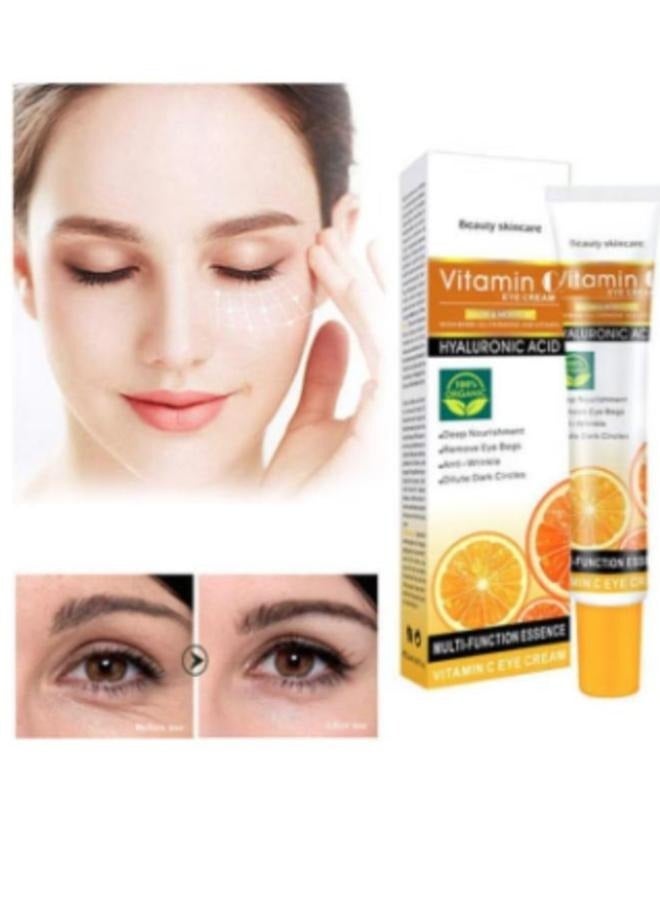 Disaar Beauty Eye Whitening Cream Anti Wrinkle Ageing Vitamin С Organic Multicolour 25ml+Urearepair Plus 5% Urea Hand Cream With Ceramides Dry And Rough Skin 75ml  - Image 2