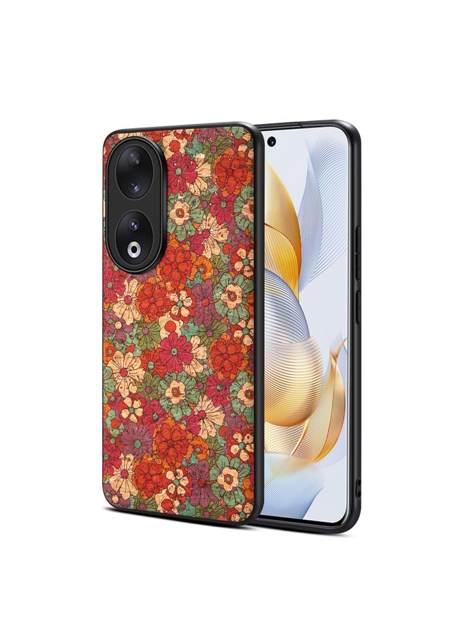 S-TOP Case For Honor 90 Four Seasons Flower Language Series TPU Phone Case - Image 1