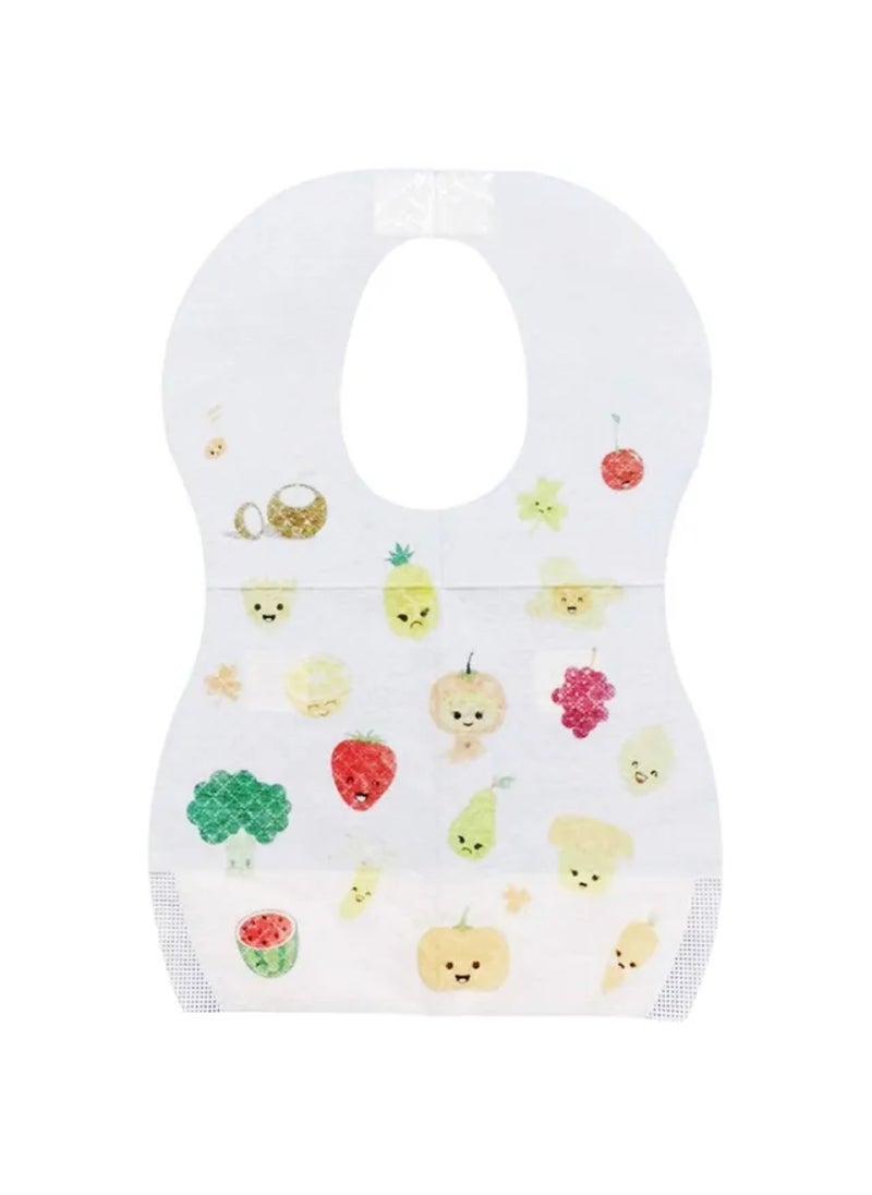 STAR BABiES Disposable Bibs Pack Of 150 Fruits  - Image 3