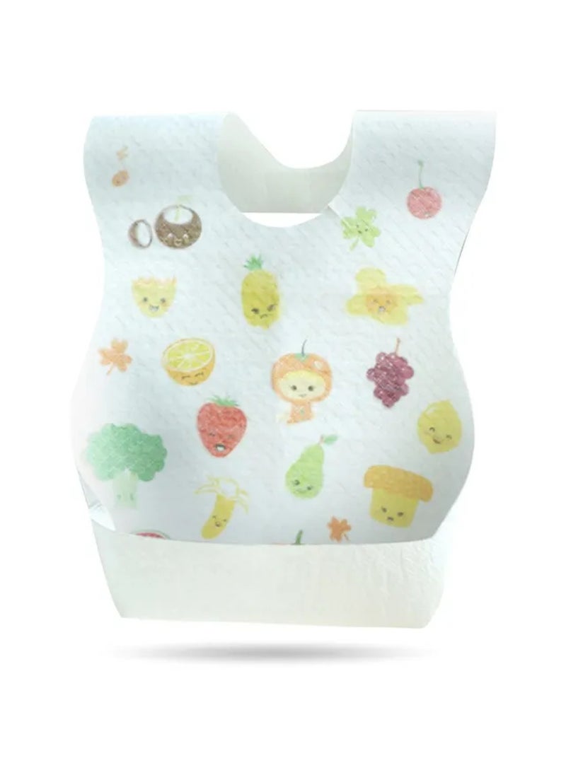 STAR BABiES Disposable Bibs Pack Of 150 Fruits  - Image 2