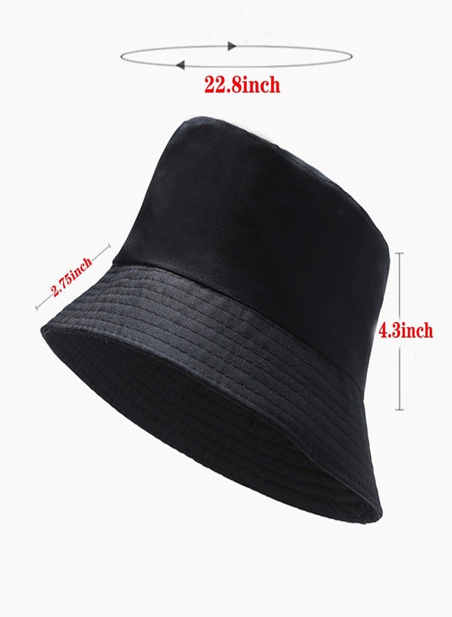 Tergy 10 Pieces Bucket Hat Foldable Summer Sun Hat Travel Beach Fishing Hat Outdoor Bucket Cap for Women Men Multicolor - Image 2
