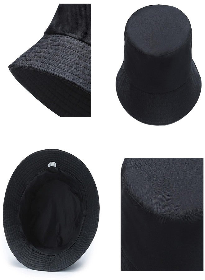 Tergy 10 Pieces Bucket Hat Foldable Summer Sun Hat Travel Beach Fishing Hat Outdoor Bucket Cap for Women Men Multicolor - Image 3
