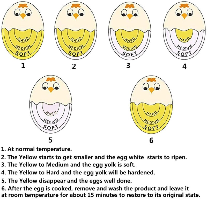 NUREV ENTERPRISE NUREV ENTERPRISE Egg Cooking Timer Professional Egg Cooking Tool Can Cook Soft Medium and Hard Eggs Suitable for Kitchens Restaurants and Hotels  - Image 4