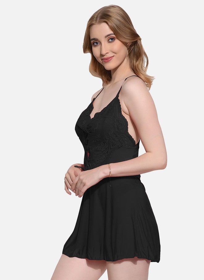 FIMS Modal & Lace Modal Baby Doll - Image 4