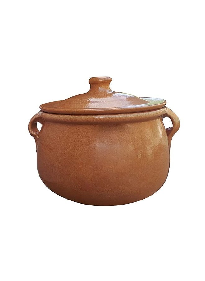 Regas Spanish Traditional Clay Pot Mud Olla Pot Brown 4.5Ltr  - Image 2