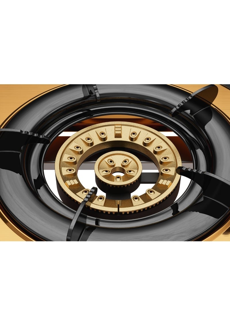 Stargold 2 Burner Gas Stove Durable Stainless Steel Body Piezo Ignition System Low Gas Consumption  - Image 4