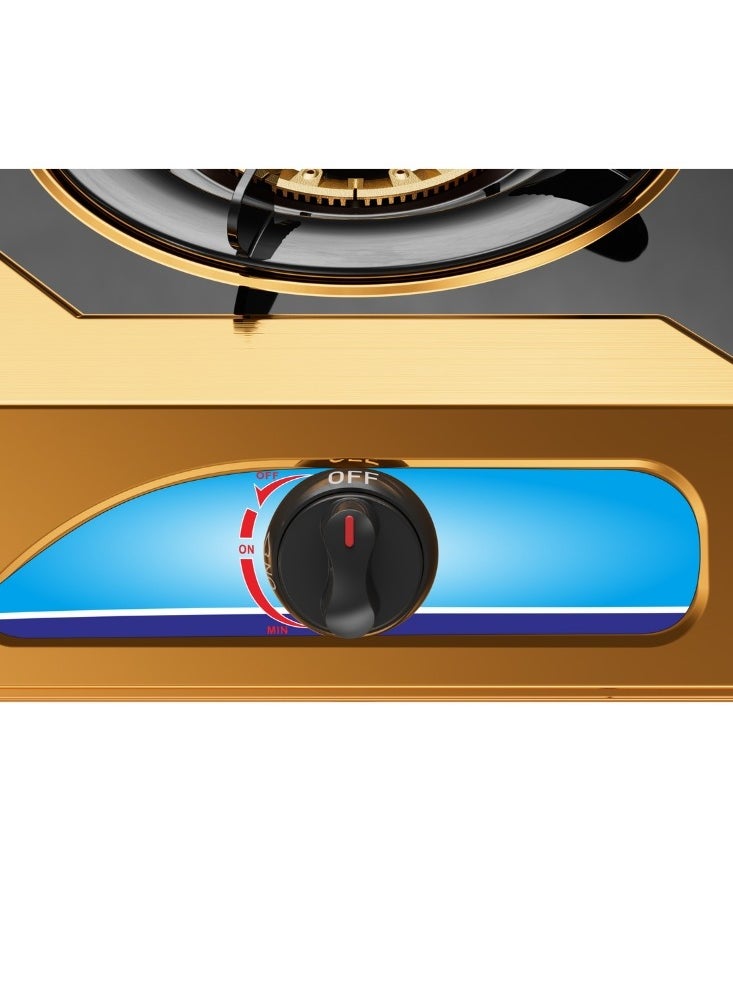Stargold 2 Burner Gas Stove Durable Stainless Steel Body Piezo Ignition System Low Gas Consumption  - Image 5