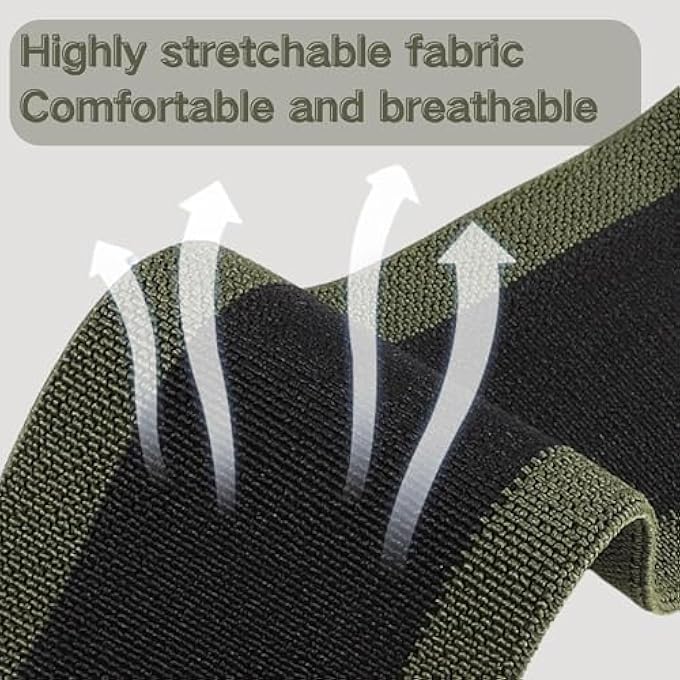 Maseda Premium Weightlifting Wrist Wraps Professional Quality Wrists Support With Thumb Loop 2 Pack Wrists Compression Strap For Weightlifting Wrist Support For Powerlifting Fitness Adjustable Green - Image 5