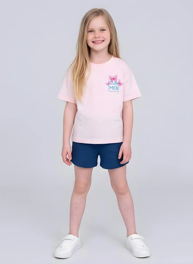 Take Two  Girls Oversized Graphic T-Shirt By Juniorloom for Women | Best Price UAE