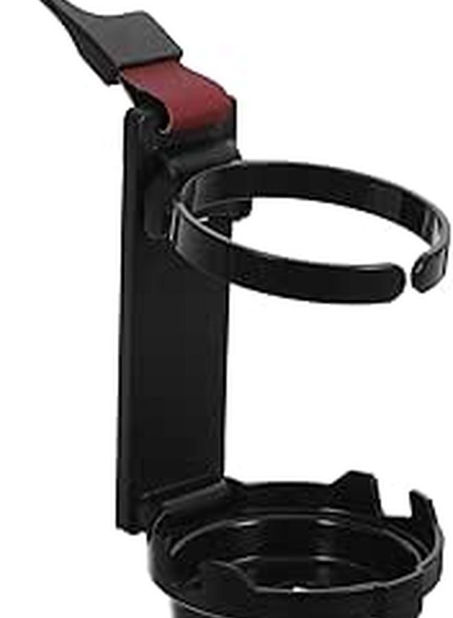 Red Car Cup Holder with Headrest Hook Multi Functional Backseat Hanger for Drinks Phone Travel Truck - Image 1