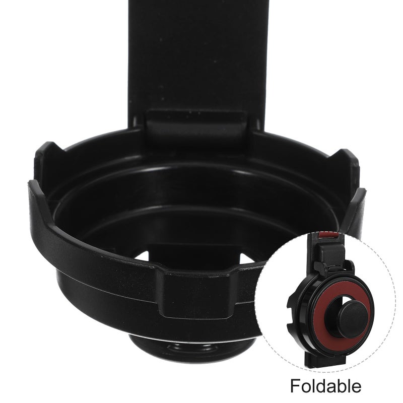 Red Car Cup Holder with Headrest Hook Multi Functional Backseat Hanger for Drinks Phone Travel Truck - Image 4