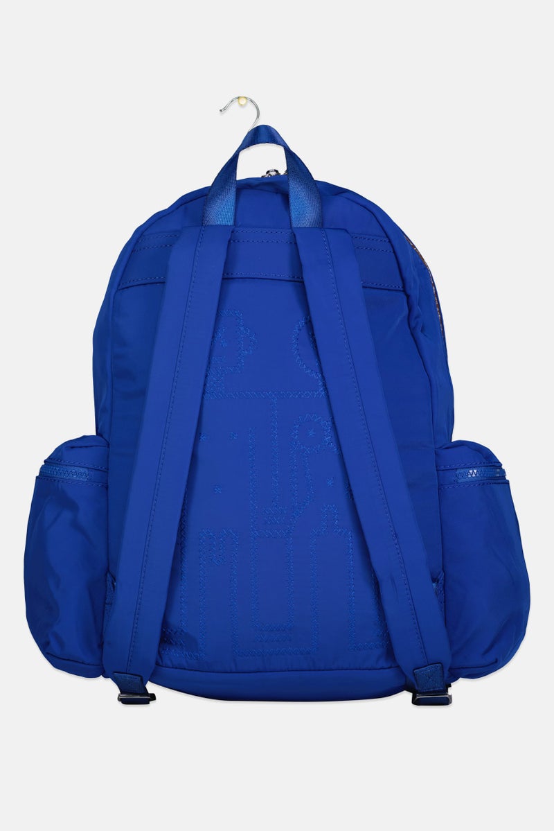 DESIGUAL Women Graphic Print Backpack, Blue - Image 2