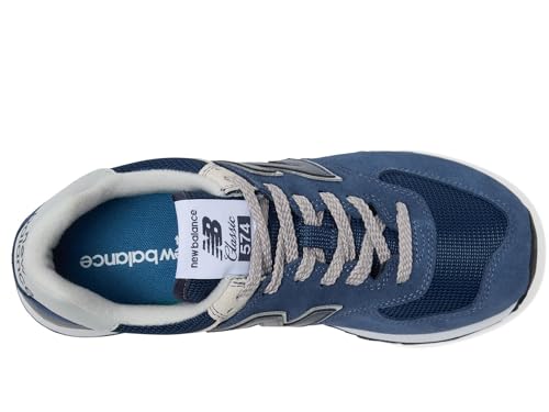 New Balance Women's 574 Core Sneaker, Navy/White, 10.5 - Image 5
