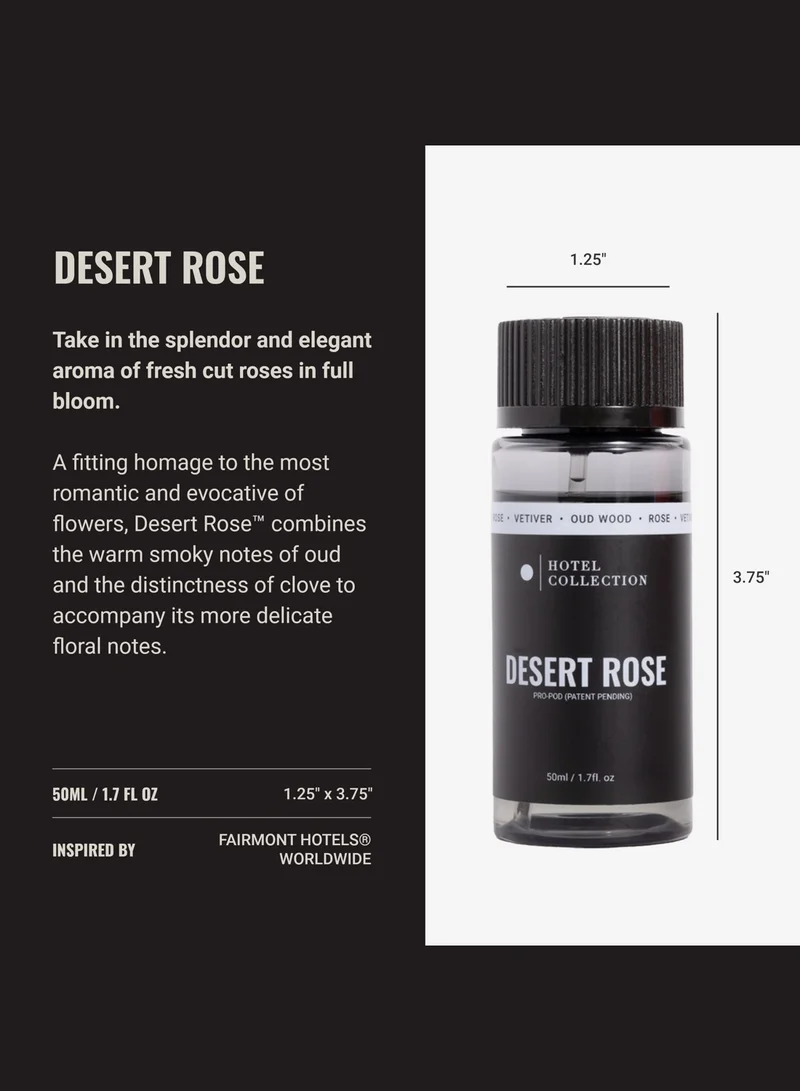 Hotel Collection Desert Rose Pro-Pod Oil Blend - Hotel Inspired for Luxury Essential Oil Diffusers - Aromatherapy Scent Diffuser Oil - Oud Wood, Rose, Musk