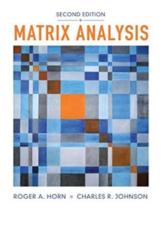 Matrix Analysis 