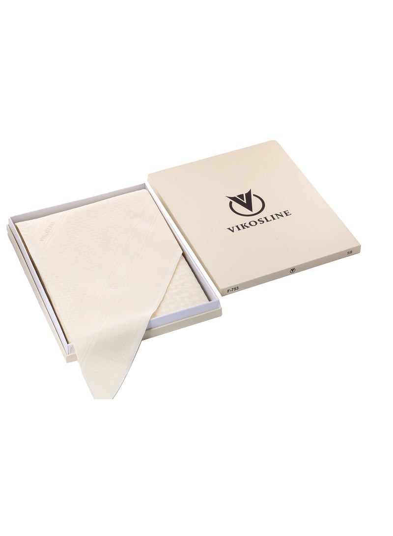 VIKOSLINE Winter Cream Shemagh. - Image 5