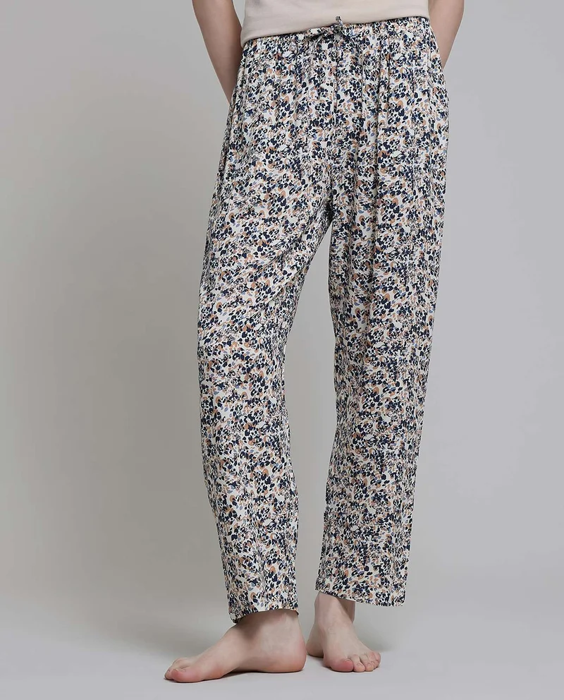 R&B Printed Pyjama Pants With Drawstring Waist