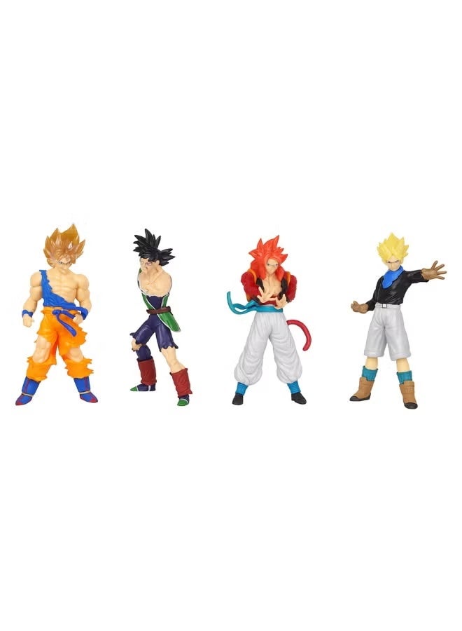 Dragon Ball Heros Action Figure Toy Set for Kids – 4 Pcs Super Saiyan Anime Toys | Cartoon Character Action Figures | Collectible PVC Toy Set for Boys | Birthday Gift, Playtime & Display Toy for Kids Ages 3+ - Image 5