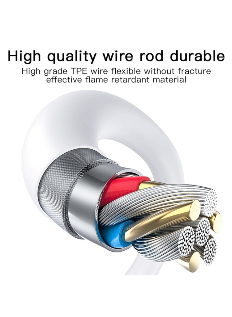 Watch Cable Wireless Magnetic Charging For Apple Series CA69 (Input: AC 5V/1A Output: 2W Max) White