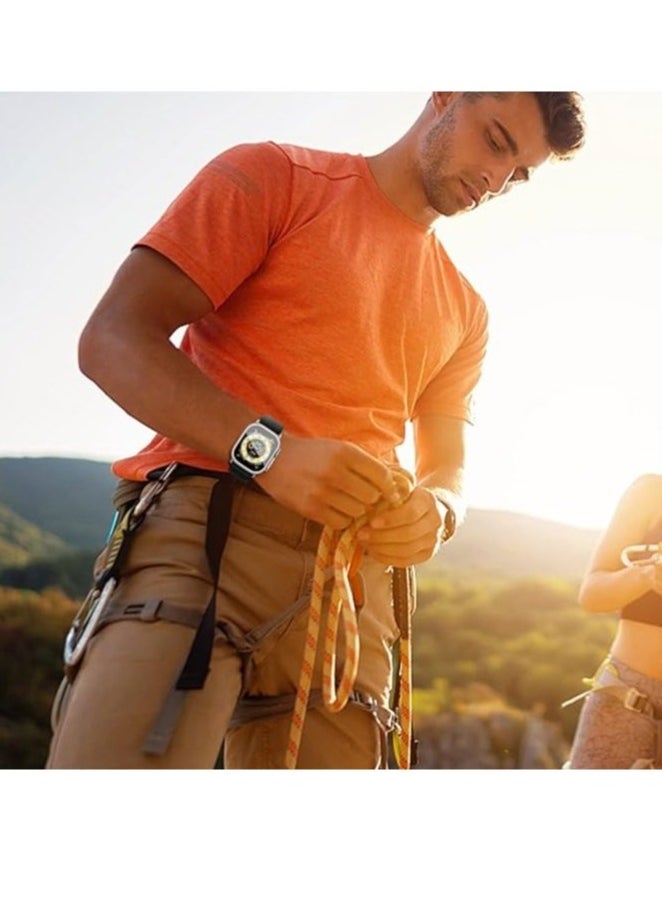 JAJEEK Trail Loop Nylon Band for Apple Watch Ultra/Ultra 2 (49mm), Series 10 (46mm), Series 9/8/7 (45mm, 42mm) | Durable, Adjustable, Lightweight Sport Band for Fitness, Outdoor, and Everyday Wear | Comfortable, Breathable, and Stylish – Multiple Sizes & Colors Available  - Image 2