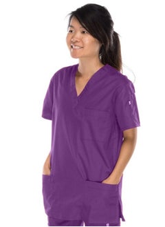 Meridian Meridian Classic Scrub Top - Comfortable and Stylish Unisex Medical V-Neck Top. Ideal for Healthcare Professionals. Durable, Functional.  - Image 1