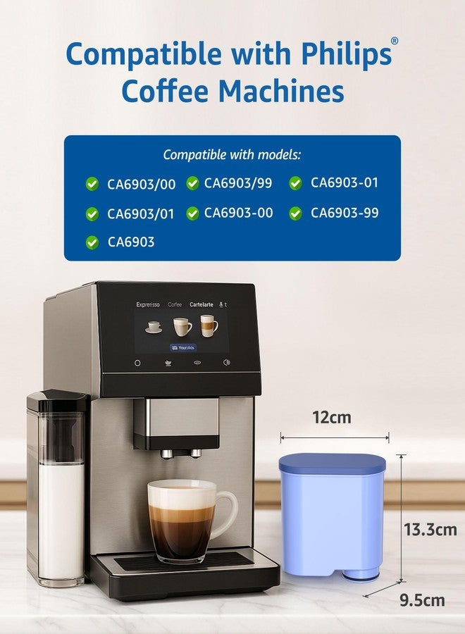 Maxblue CA6903 Coffee Filter, Compatible with Aquaclean® Filter Philips®, Philips® AquaClean® Original Calc, CA6903/22, TÜV SÜD Certified, 4 Pack - Image 2